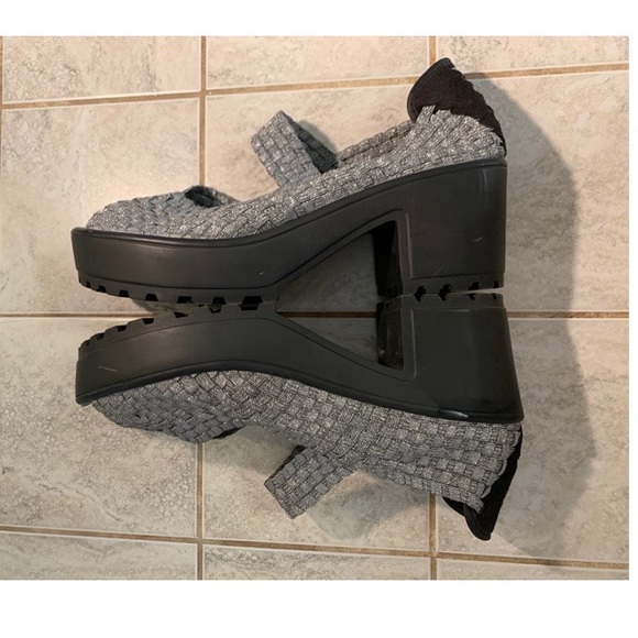 Bernie Mev Heels/Pumps PLATFORM PEEP TOE 40 Gray - Picture 5 of 8